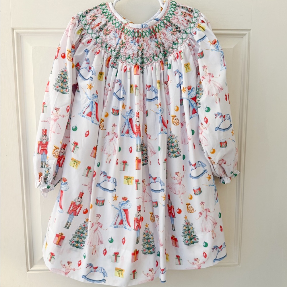 Girls Nutcracker Christmas Dress